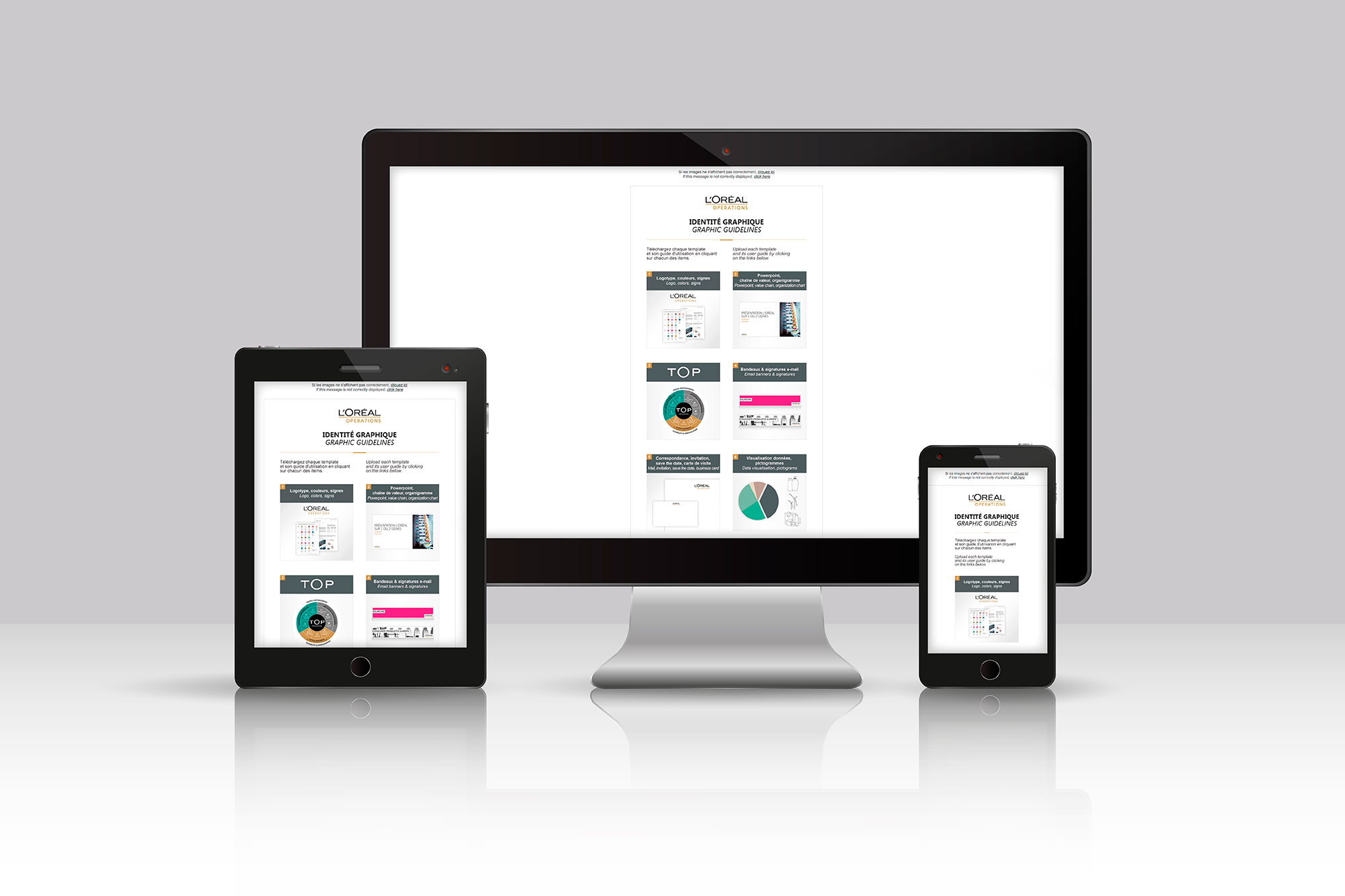 e-mailing responsive