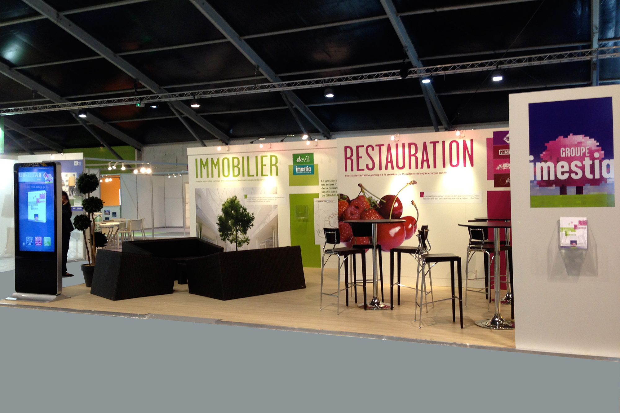 Habillage de stand professionnel