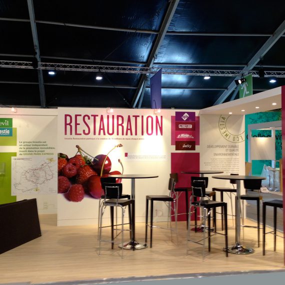 Habillage de stand professionnel