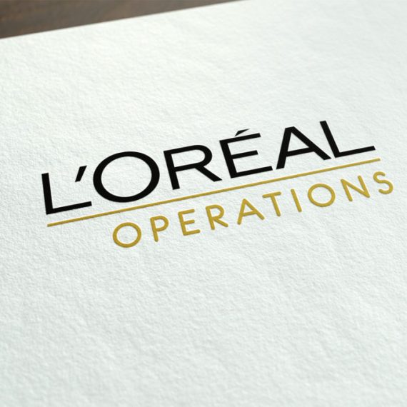 identité visuelle L'Oréal Opérations