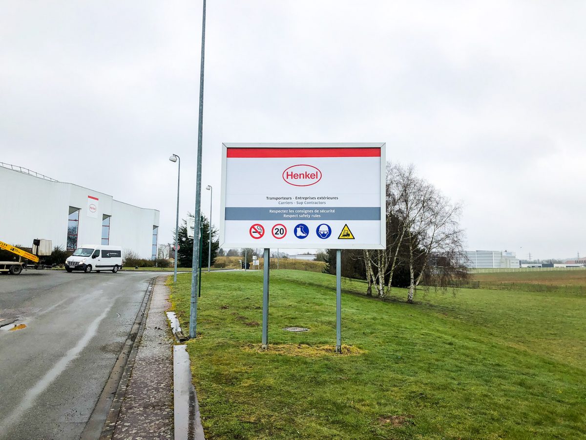 signalétique sur site industriel